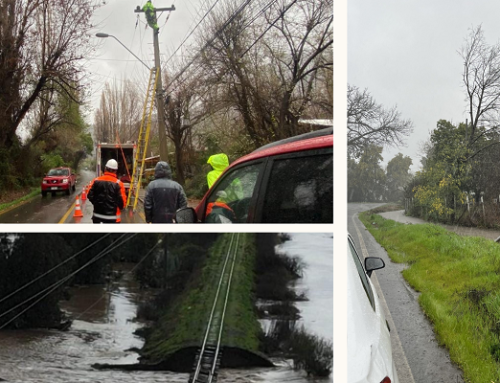 Inundaciones y cortes de ruta: CGE informa sectores inaccesibles y trabaja en la recuperación del suministro eléctrico en la región del Maule