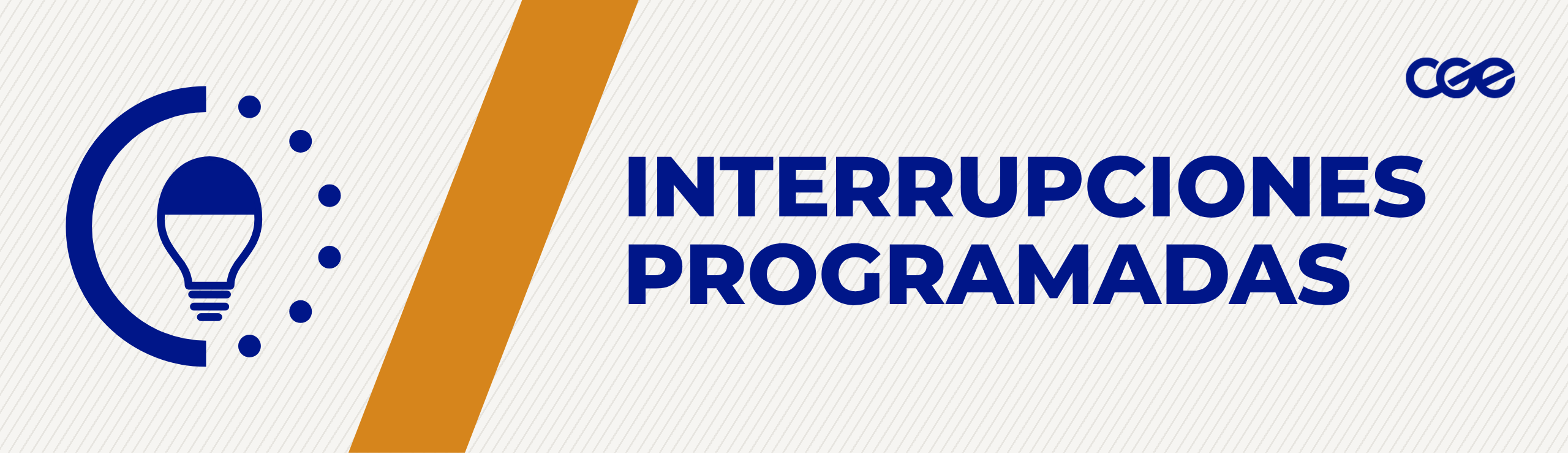 Interrupciones programadas